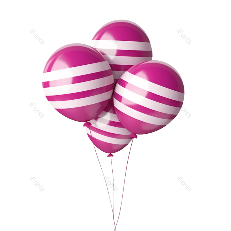 装饰图片,狂欢节元素,组合PNG,气球免抠素材